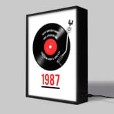 Thumbnail 6 - Personalised Retro Record Year Light Box