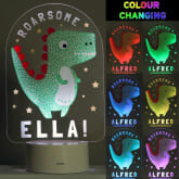Thumbnail 8 - Personalised Kids Colour Changing LED Night Lights