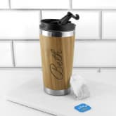 Thumbnail 2 - Personalised Bamboo Travel Mug