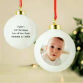 Thumbnail 1 - Personalised Photo Upload Christmas Baubles