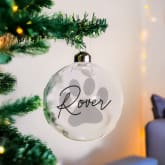 Thumbnail 3 - Personalised Pet Glass Christmas Bauble