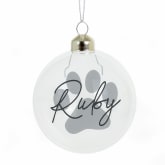 Thumbnail 4 - Personalised Pet Glass Christmas Bauble