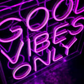 Thumbnail 4 - Good Vibes Only Extra Large Neon Sign