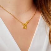 Thumbnail 1 - Geometric Giraffe Necklace 