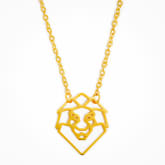 Thumbnail 4 - Geometric Lion Necklace