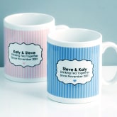 Thumbnail 1 - Personalised Drinking Tea Together Pair of Mugs