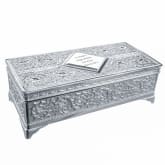 Thumbnail 6 - Antique Style Personalised Silver Plated Jewellery Box
