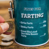 Thumbnail 2 - Fines Tin - Farting Money Box