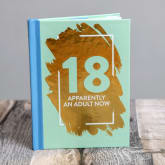 Thumbnail 1 - 18th Fun Age Quote Pocket Book - Apparently an Adult Now