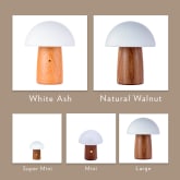 Thumbnail 2 - Wooden Mushroom Lamps