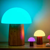 Thumbnail 1 - Wooden Mushroom Lamps