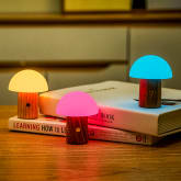 Thumbnail 8 - Wooden Mushroom Lamps