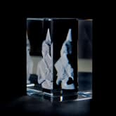 Thumbnail 4 - 3D Personalised Engraved Photo Crystal Block