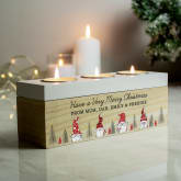 Thumbnail 1 - Personalised Gonk Christmas Triple Tea Light Box