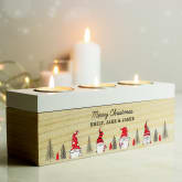 Thumbnail 2 - Personalised Gonk Christmas Triple Tea Light Box