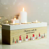 Thumbnail 4 - Personalised Gonk Christmas Triple Tea Light Box