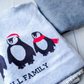 Thumbnail 3 - Personalised Family Christmas Blanket
