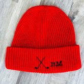 Thumbnail 2 - Personalised Initials Golf Beanie Hat