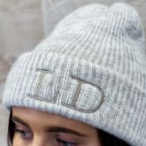 Thumbnail 1 - Personalised Initials Super Soft Beanie Hat