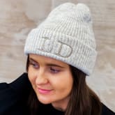 Thumbnail 4 - Personalised Initials Super Soft Beanie Hat