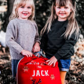 Thumbnail 4 - Personalised Reindeer Christmas Sack