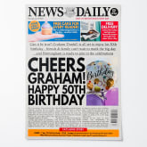 Thumbnail 4 - Personalised "Birthday" Newspaper Front Page
