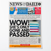 Thumbnail 4 - Personalised "Graduation" Newspaper Front Page