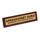 Thumbnail 2 - Spreadsheet Guru Funny Desk Sign