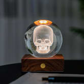 Thumbnail 3 - Skull Amber Crystal Light