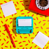 Thumbnail 1 - Typewriter Shaped Sticky Note Dispenser
