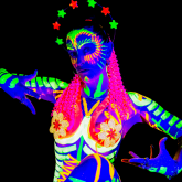 Thumbnail 1 - Naked Neon Life Drawing