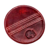 Thumbnail 2 - Cricket Red Buffalo Leather Coaster