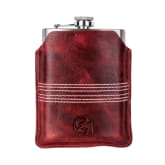 Thumbnail 2 - Buffalo Leather Cricket Hip Flask