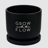 Thumbnail 1 - "Grow With The Flow" Ceramic Plant Pot