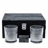 Thumbnail 1 - Whisky Glasses & Stones Bottle Gift Box