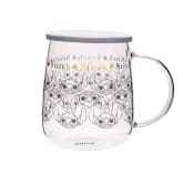 Thumbnail 2 - Disney Classic Collectable Stitch Glass Mug With Lid