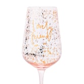 Thumbnail 2 - "Lovely Friend" Wine Glass