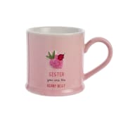 Thumbnail 1 - Love Life Sister Embossed Mug