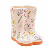 Thumbnail 2 - The Cottage Garden Floral Wellies Ceramic Vase