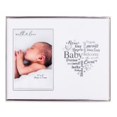 Thumbnail 1 - Baby Silver Heart Photo Frame