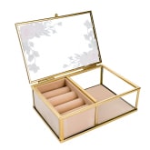 Thumbnail 8 - Classic Floral Glass Jewellery Boxes
