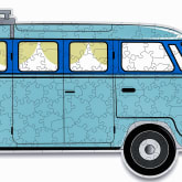 Thumbnail 3 - Campervan Shaped Wooden Jigsaw Puzzle