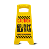 Thumbnail 5 - Grumpy Old Man Desk Warning Sign