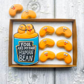 Thumbnail 1 - "You Are My Fave Human Bean" Hand-Iced Cookie Letterbox Gift