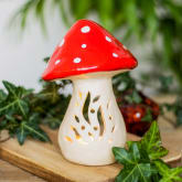 Thumbnail 1 - Ceramic Mushroom Tealight Candle Holder