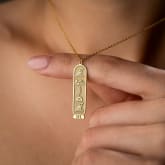 Thumbnail 1 - Personalised Egypt Cartouche Necklace