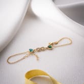 Thumbnail 4 - Infinity Bracelet with Heart Birthstones