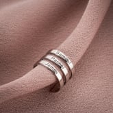 Thumbnail 2 - Personalised Family Names Ring