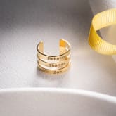 Thumbnail 6 - Personalised Family Names Ring