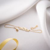 Thumbnail 2 - Personalised Mama & Kids Elephant Bracelet with Initials